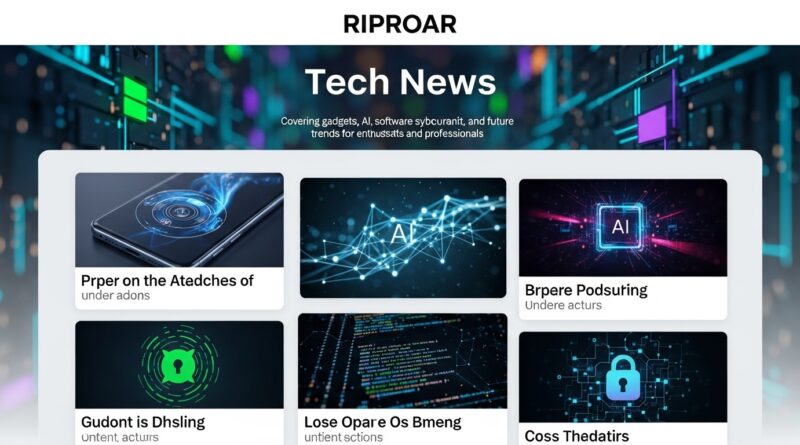 Riproar tech news