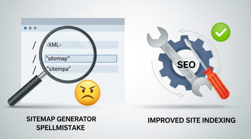 sitemap generator spellmistake